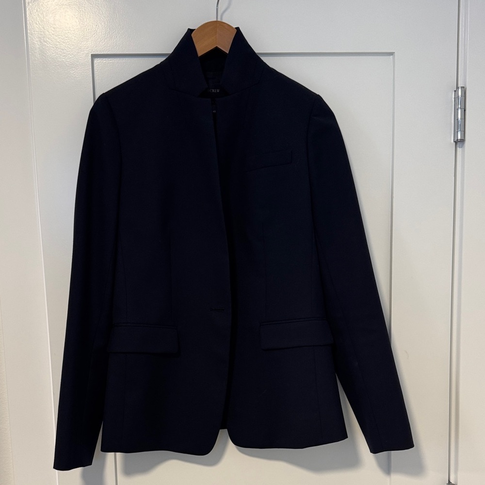 J. Crew Super 120s Navy Blazer Size 4T